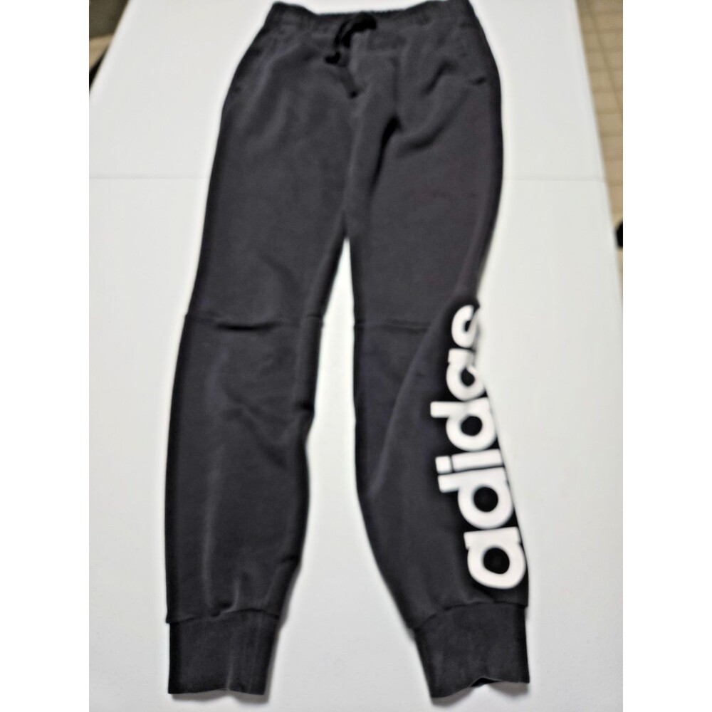 Adidas Joggers Womens Extra Small Black Spell Out Good Condition